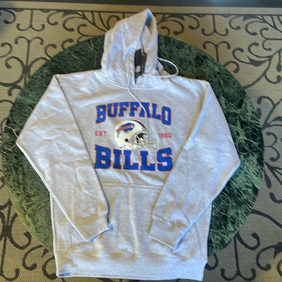 Junk Food Clothing - Buffalo Bills Men's Hoodie, size Large US mens, color grey. - Picture 3 of 5
